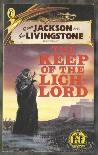 Stock image for Keep of the Lich-lord (Puffin Adventure Gamebooks) for sale by Goldstone Books