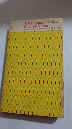Penguin Book of Spanish Verse (Poets) (9780140420302) by Cohen, J. M.