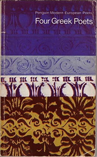 9780140420913: Four Greek Poets (Poets S.)