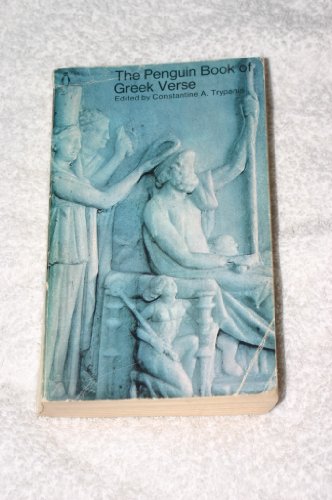 9780140420937: The Penguin Book of Greek Verse: With Plain Prose Translations of Each Poem