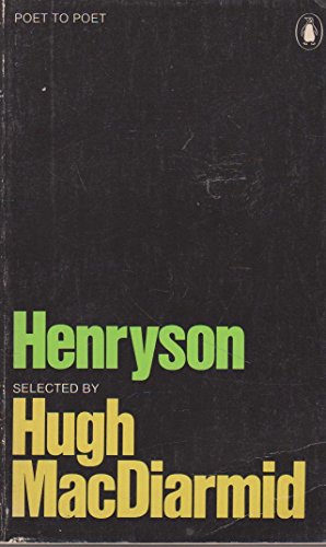 Beispielbild fr Henryson : Selected Poems zum Verkauf von Better World Books