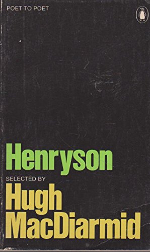 Stock image for Henryson : Selected Poems for sale by Better World Books