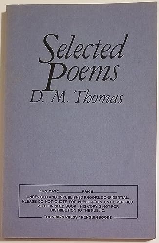 Stock image for Thomas: Selected Poems for sale by Eighth Day Books, LLC