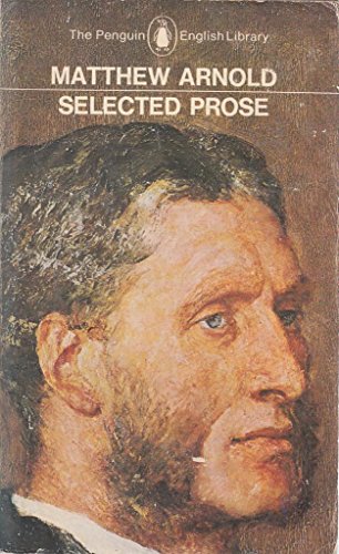 Stock image for Arnold: Selected Prose (English Library) for sale by Ergodebooks