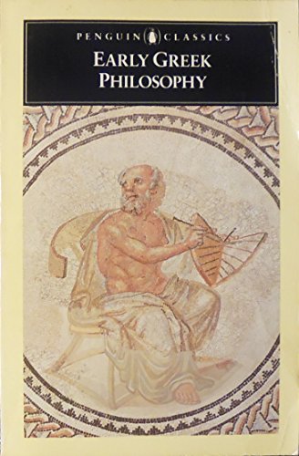 Stock image for Early Greek Philosophy for sale by Hippo Books