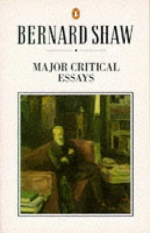 Beispielbild fr Major Critical Essays (Shaw Library) zum Verkauf von Wonder Book