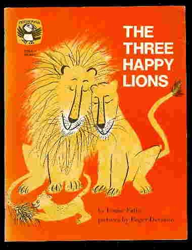 Beispielbild fr Three Happy Lions (Puffin Picture Books) zum Verkauf von GF Books, Inc.