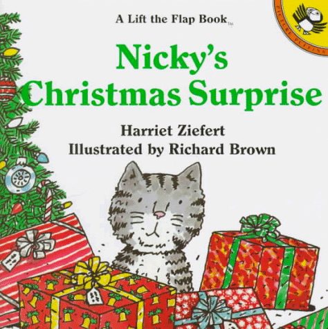 Stock image for Nicky's Christmas Surprise, a lift the flap book for sale by Alf Books