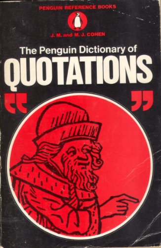 Beispielbild fr The Penguin Dictionary of Quotations (Reference Books) zum Verkauf von AwesomeBooks