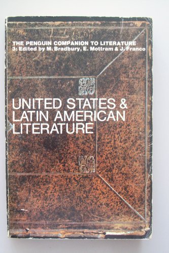 Stock image for The Penguin Companion to Literature: 3: United States and Latin America for sale by PsychoBabel & Skoob Books