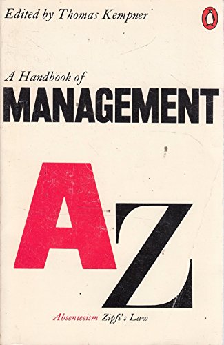 Stock image for Handbook of Management (Reference Books) for sale by Ammareal
