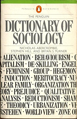 9780140511086: The Penguin Dictionary of Sociology (Penguin reference books)