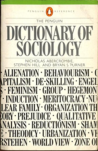 9780140511086: The Penguin Dictionary of Sociology
