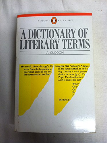 Imagen de archivo de A Dictionary of Literary terms: Revised Edition a la venta por SecondSale