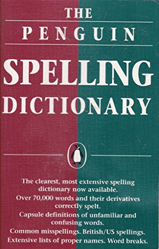 Imagen de archivo de The Penguin Spelling Dictionary (Reference Books) a la venta por AwesomeBooks