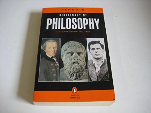 9780140512502: The Penguin Dictionary Of Philosophy (Penguin Reference)