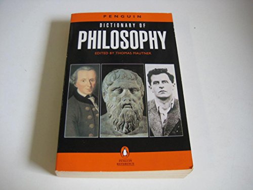 Imagen de archivo de The Penguin Dictionary of Philosophy (Penguin Dictionary) a la venta por HPB-Ruby