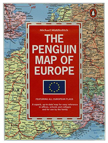 Stock image for The Penguin Map of Europe for sale by Wired For Work Solutions, LLC