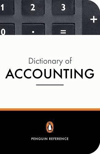 Stock image for The Penguin Dictionary of Accounting (Penguin Reference Books) for sale by medimops