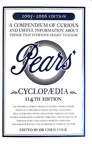 Stock image for Pears Cyclopaedia 2005-2006 for sale by AwesomeBooks