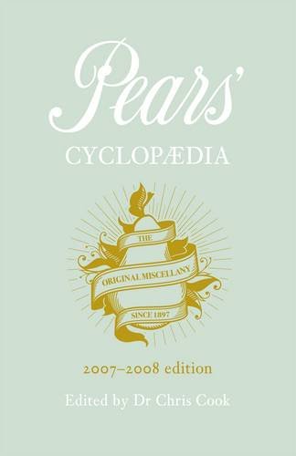 Stock image for Pears Cyclopaedia 2007-2008: A Book of Reference and Background Information for All the Family for sale by AwesomeBooks