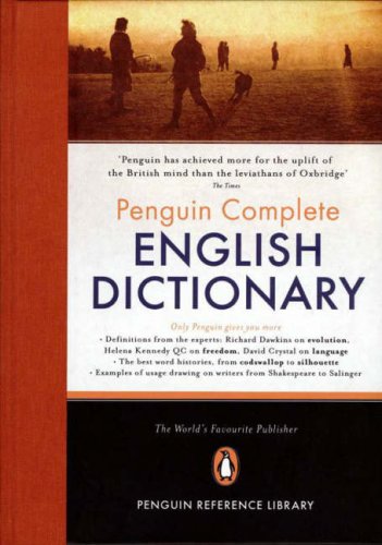 Penguin Complete English Dictionary (9780140515831) by Robert Allen