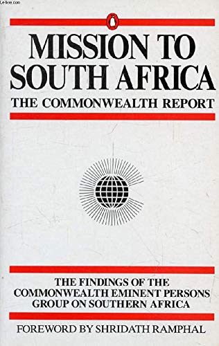 Imagen de archivo de Mission to South Africa: The Commonwealth Report a la venta por Top Notch Books