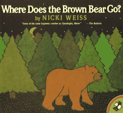 9780140541816: Where Does the Brown Bear Go? (Picture Puffin S.)