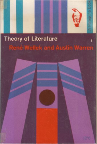 Imagen de archivo de Theory of Literature (Peregrine Books) a la venta por AwesomeBooks