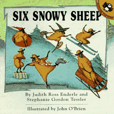 9780140557046: Six Snowy Sheep (Picture Puffins)