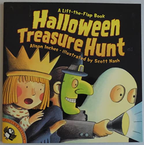 Beispielbild fr Halloween Treasure Hunt, A lift-the-flap book zum Verkauf von Alf Books