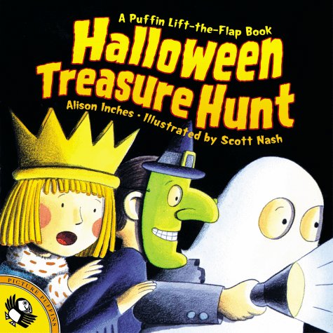 Imagen de archivo de Halloween Treasure Hunt, A lift-the-flap book a la venta por Alf Books