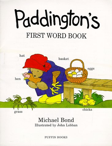 Stock image for Paddington's First Word Book (Picture Puffins) for sale by medimops