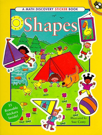 9780140563573: Shapes (A Math Discovery Sticker Book)