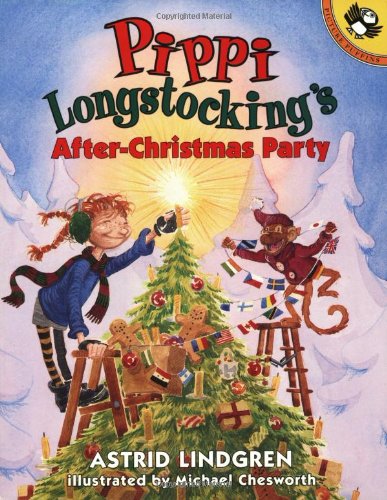 9780140564259: Pippi Longstocking's After-Christmas Party (Picture Puffins)
