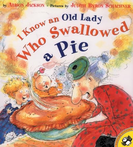 9780140565959: I Know an Old Lady Who Swallowed a Pie (Picture Puffin Books)