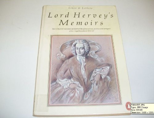 9780140570151: Lord Hervey's Memoirs (Lives and Letters)