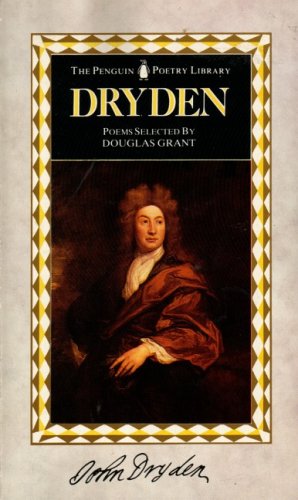 Imagen de archivo de Dryden Poems a la venta por Libreria IV Fontane S.a.S
