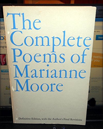 Beispielbild fr The Complete Poems of Marianne Moore zum Verkauf von HPB-Diamond