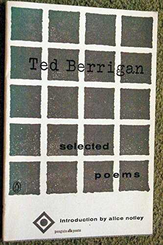 Selected Poems (Poets, Penguin) (9780140586992) by Berrigan, Ted