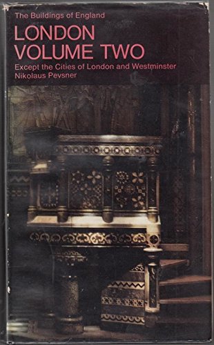 Imagen de archivo de Except the Cities of London and Westminster (v. 2) (The Buildings of England) a la venta por WorldofBooks