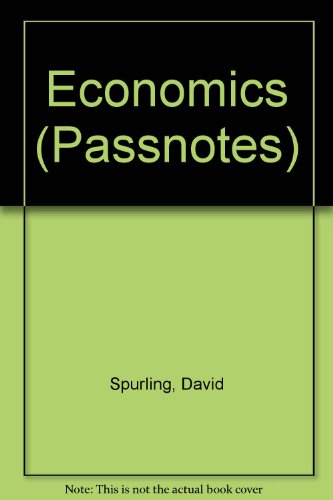 Stock image for Penguin Passnotes: Economics (Passnotes S.) for sale by Bahamut Media