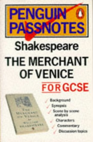 9780140770193: Penguin Passnotes: The Merchant of Venice For Gcse (Passnotes S.)
