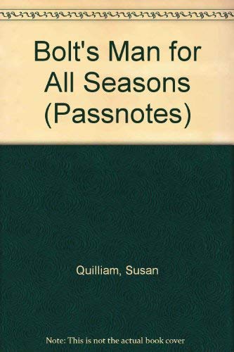 Beispielbild fr Penguin Passnotes: A Man For All Seasons zum Verkauf von AwesomeBooks