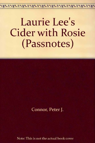 Stock image for Penguin Passnotes: Cider with Rosie (Passnotes S.) for sale by Goldstone Books