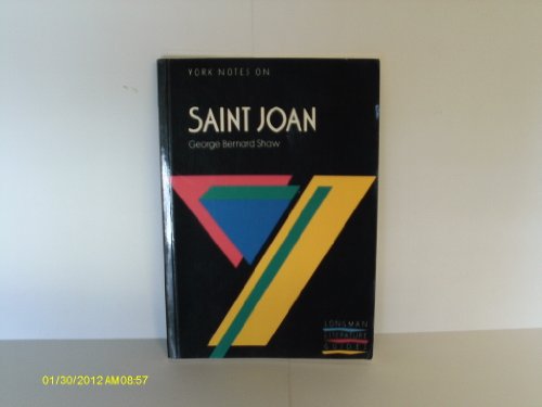 Imagen de archivo de Saint Joan: A Chronicle Play in Six Scenes and an Epilogue: Penguin Passnotes a la venta por WorldofBooks