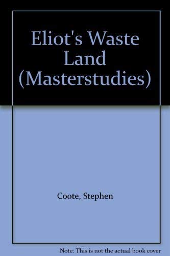 Stock image for Penguin Masterstudies: The Waste Land (Masterstudies S.) for sale by WorldofBooks