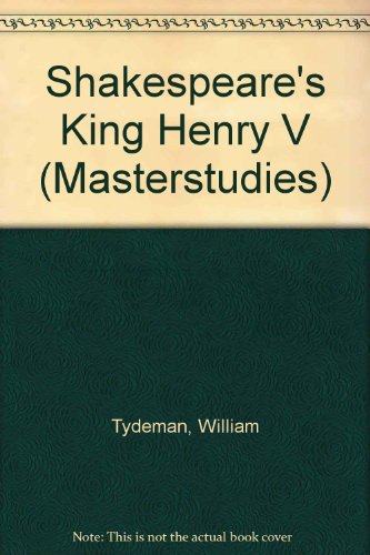 Stock image for Penguin Masterstudies: Henry V for sale by Bahamut Media