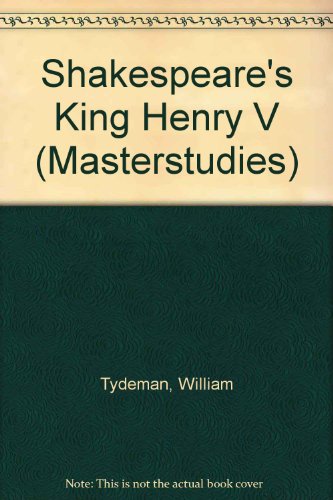 Stock image for Penguin Masterstudies: Henry V for sale by AwesomeBooks