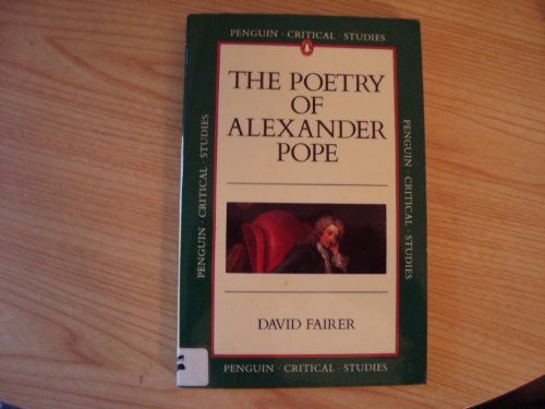 Stock image for Penguin Critical Studies: The Poetry of Alexander Pope for sale by WorldofBooks